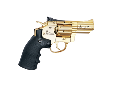 Revolver Dan Wesson Edición Especial 2,5" Gold - 4,5 mm Co2 Bbs Acero