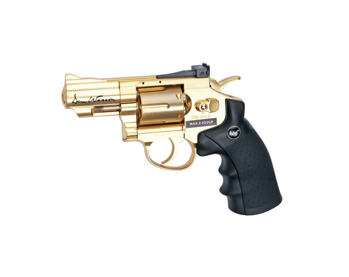 Revolver Dan Wesson Edición Especial 2,5" Gold - 4,5 mm Co2 Bbs Acero