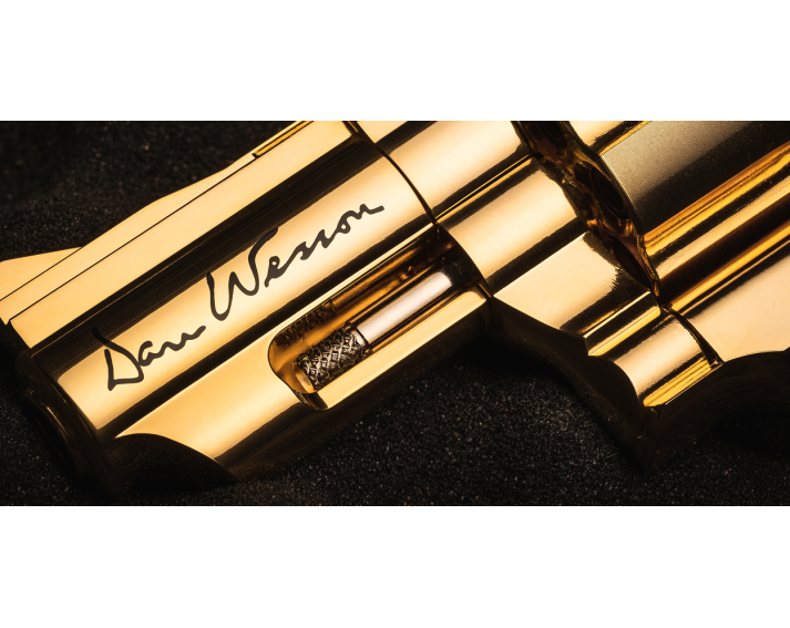 Revolver Dan Wesson Edición Especial 2,5" Gold - 4,5 mm Co2 Bbs Acero
