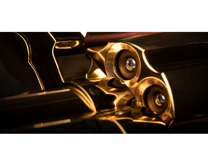 Revolver Dan Wesson Edición Especial 2,5" Gold - 4,5 mm Co2 Bbs Acero