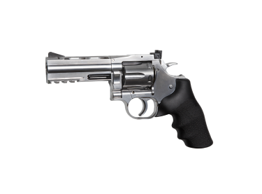 Revolver Dan Wesson 715, 4" Silver - 4,5 mm Co2 Balines