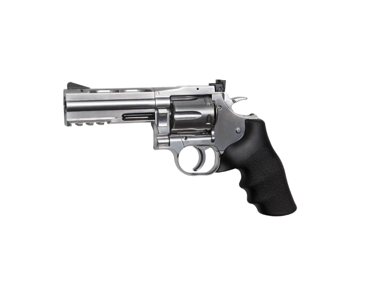 Revolver Dan Wesson 715, 4" Silver - 4,5 mm Co2 Balines