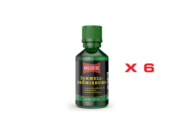 Ballistol Klever Quickbrowning - Pavonador 50 ml en caja de 6 uds.