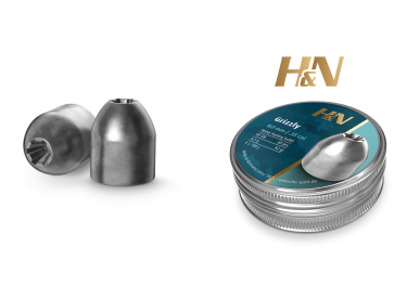 Balines H&N Grizzly cal. 9 mm. Lata 60 uds. de 5,3 g. 2