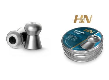 Balines H&N Barracuda Hunter cal. 5,50 mm. Lata 200 uds. de 1,18 g. 2