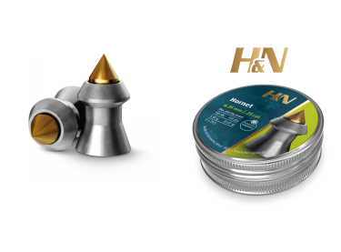 Balines H&N Hornet cal. 6,35 mm. Lata 150 uds. de 1,43 g. 2
