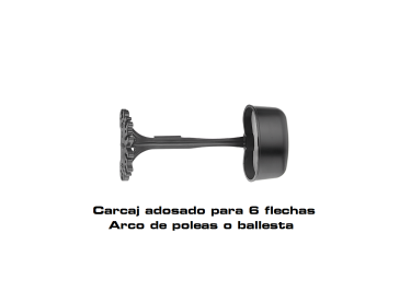 Carcaj Adosado X6 flechas P/Ballesta y Arco Poleas 2