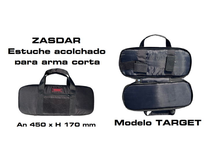 Funda / Estuche acolchado Zasdar. Grande An450 x H170 mm. TARGET.