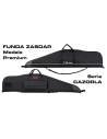 Funda textil Zasdar arma larga modelo Premium color negro. CAZORLA 116 cm.
