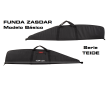 Funda textil Zasdar arma larga modelo Básico color negro. TEIDE 134 cm.