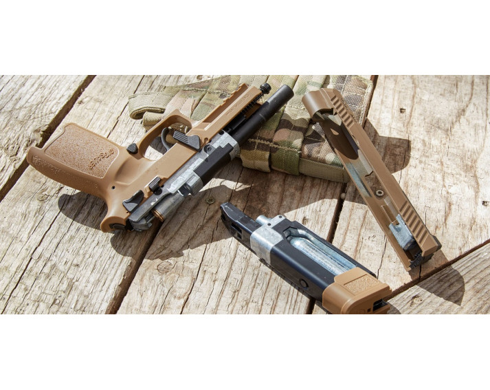 Pistola Sig Sauer M17 ASP Coyote CO2 - 4,5 mm Balines / Bbs Acero - Blowback