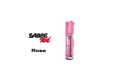 Spray Defensa Sabre Red Rosa con chorro balistico (Venta Exclusiva Armerias)