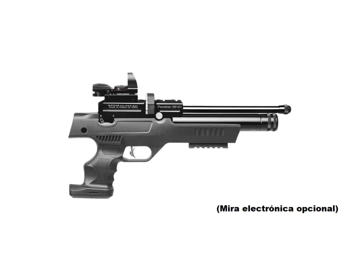 Pistola PCP KRAL Puncher NP-01 cal. 4,50 mm - 20 Julios. Con regulador incluido + manómetro.