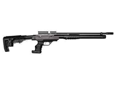 Carabina PCP KRAL Puncher Rambo Pump Action Negro. Cal. 4,50 mm - 24 Julios