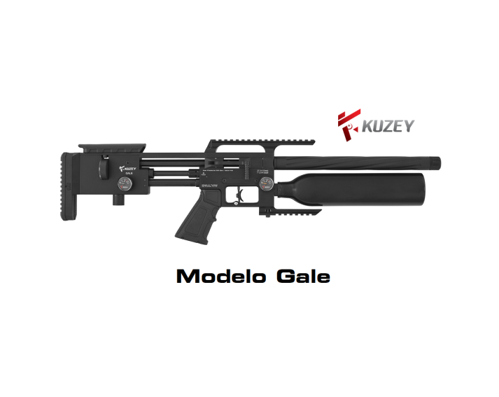 Carabina PCP Kuzey Arms  Gale - Sintética - Regulada cal. 5,50 mm - 24 Julios
