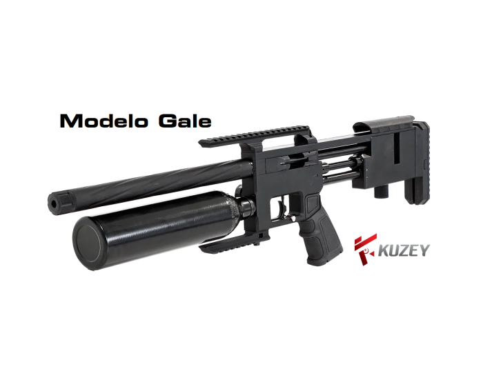 Carabina PCP Kuzey Arms  Gale - Sintética - Regulada cal. 5,50 mm - 24 Julios