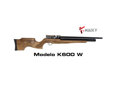 Carabina PCP Kuzey Arms K600 - Culata madera - cal. 5,50 mm - 24 Julios