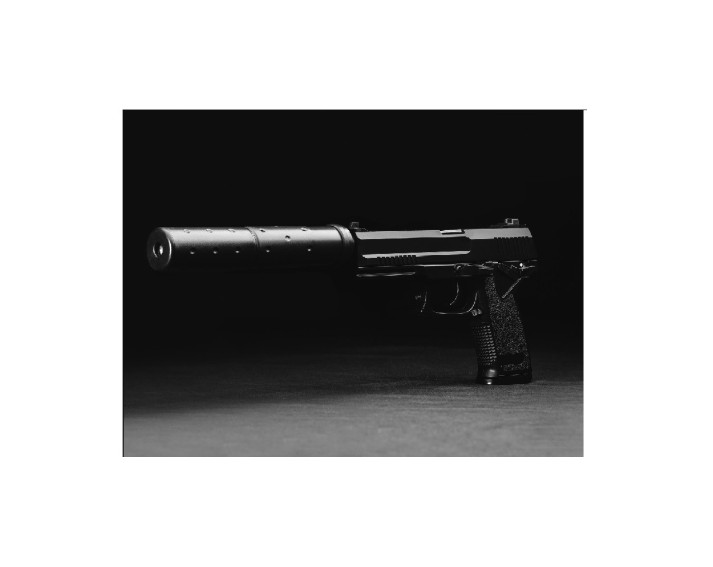 Pistola MK23 Special Operations Negra  - 6 mm Gas