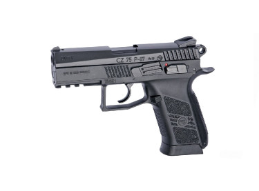 Pistola CZ75 P-07 Duty Negra blowback corredera metalica - 6 mm Co2