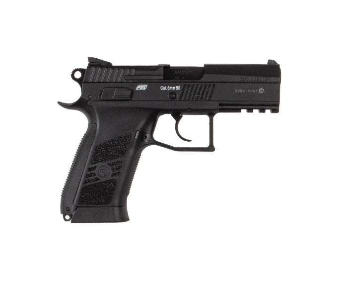 Pistola CZ75 P-07 Duty Negra corredera metalica - 6 mm Co2