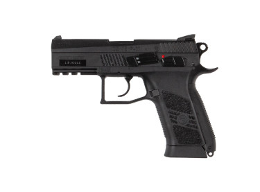Pistola CZ75 P-07 Duty Negra corredera metalica - 6 mm Co2 2