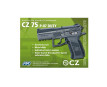 Pistola CZ75 P-07 Duty Negra corredera metalica - 6 mm Co2