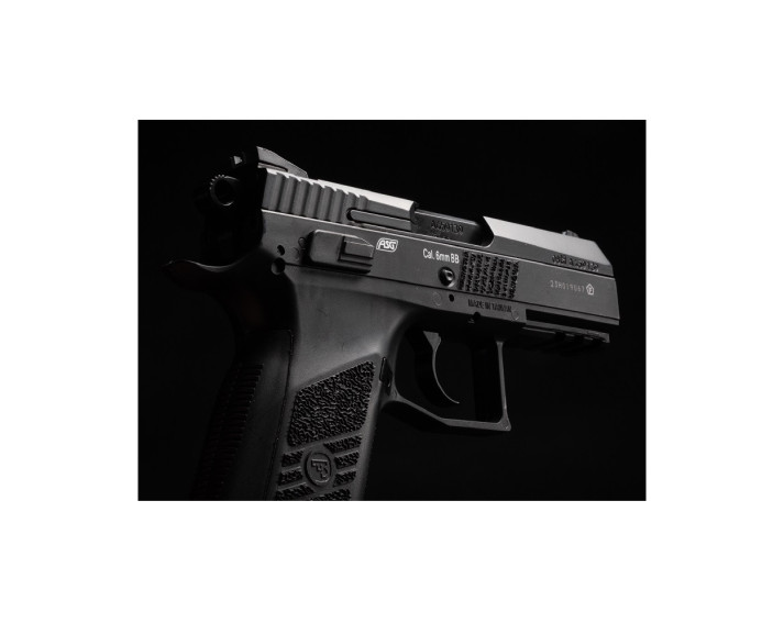 Pistola CZ75 P-07 Duty Negra corredera metalica - 6 mm Co2