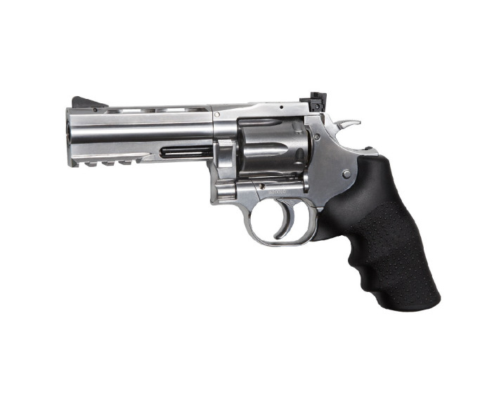 Revolver Dan Wesson 4" Silver - 6 mm Co2
