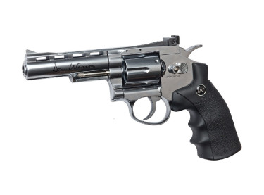 Revolver Dan Wesson 4" Silver duotone - 6 mm Co2 2