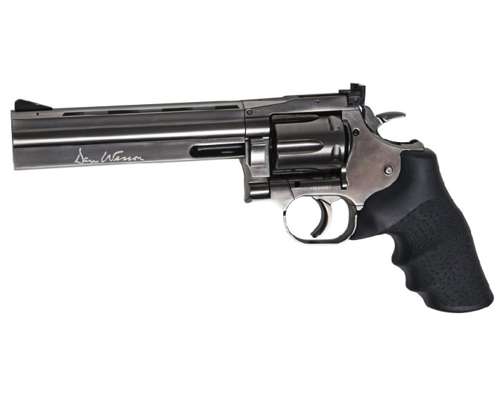 Revolver Dan Wesson 715 6" Steel Grey,  6 mm Co2