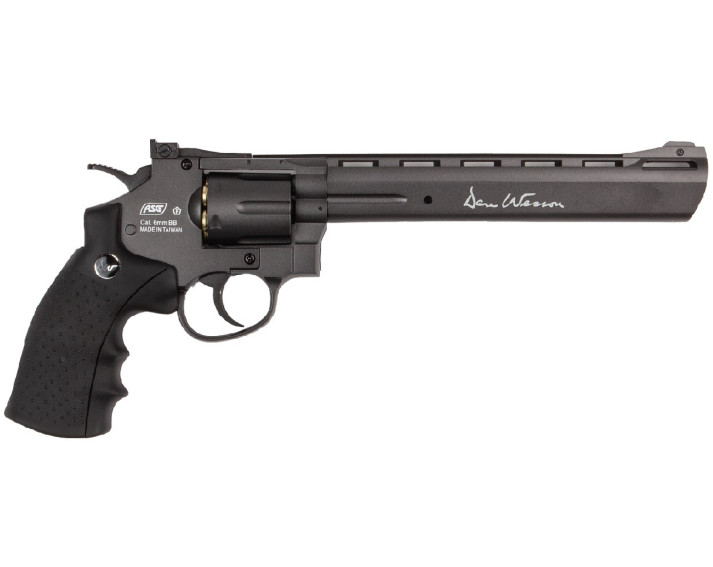 Revolver Dan Wesson 8" Gris - 6 mm Co2