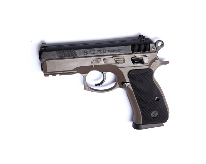 Pistola CZ 75D Compact FDE Duotone - 6 mm muelle