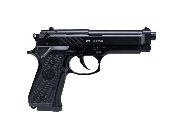 Pistola M92 Negra - 6 mm muelle
