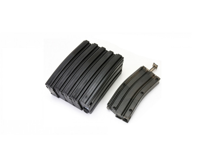 Set 5 cargadores Mid-Cap 140 tiros + BB Loader SR4 Series