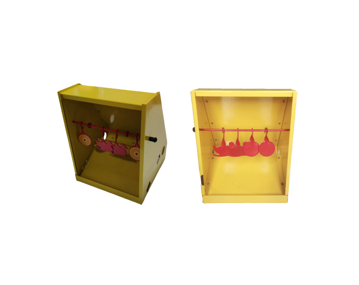 Cazabalines amarillo de péndulos Snowpeak - Zasdar. 4 péndulos color rojo.