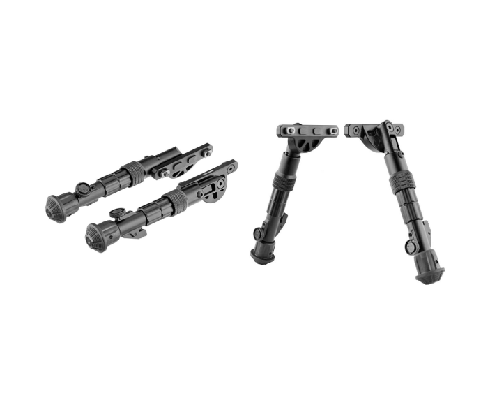 Bípode de 2 bases independientes para rail M-Lok lateral