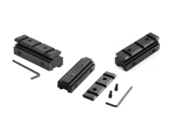Adaptador de rail. 11 mm a 21 mm Weaver o Picatiny