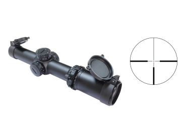 Visor Zasdar 1-6x24 mm. Retícula con punto central iluminado.