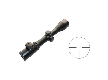 Visor Zasdar 2,5-10X50 mm.  Retícula tipo 4 con punto central iluminado.