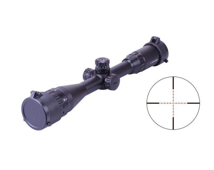 Visor Zasdar 3-9x40 mm AO. Retícula Mil-Dot iluminada.