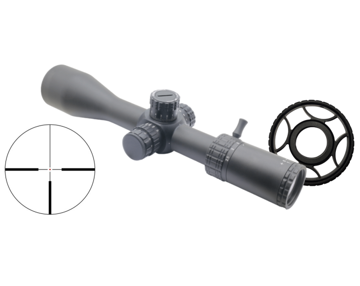 Visor Zasdar 2,5-15X50 mm. Retícula 4 con punto central iluminado.