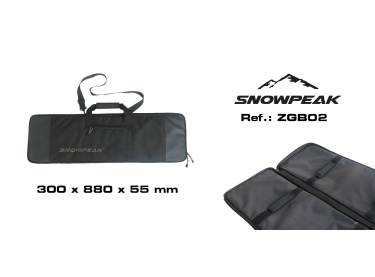 Funda textil en cordura Snowpeak - Zasdar. 880 x 300 mm.