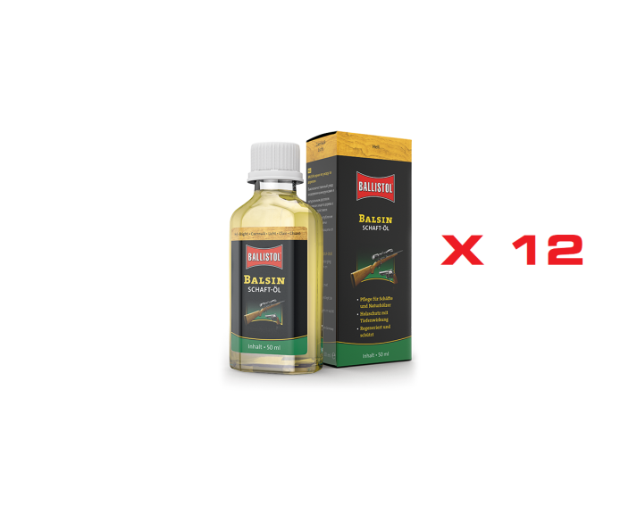 Balsin Aceite Protector Bright 50 ml de Ballistol en caja de 12 uds.