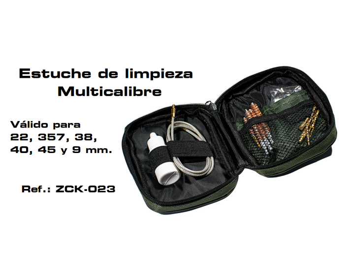 Kit de Limpieza Zasdar para pistolas y rifles