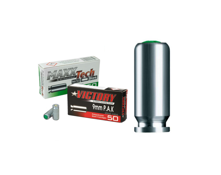 Munición Fogueo Pistola 50 uds. 9 mm P.A.K.