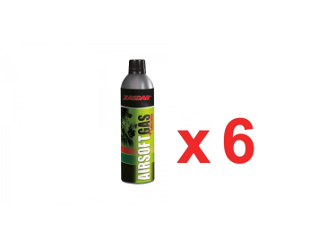 Airsoft Gas Zasdar 750 ml. en caja de 6 uds.