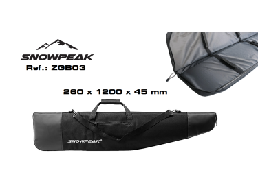 Funda textil en cordura Snowpeak - Zasdar. 1200 x 260 mm.