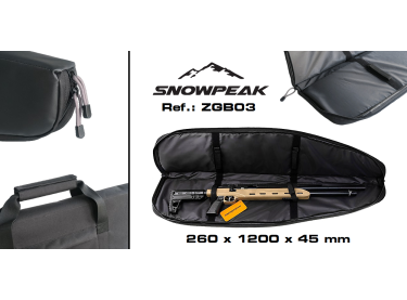Funda textil en cordura Snowpeak - Zasdar. 1200 x 260 mm. 2