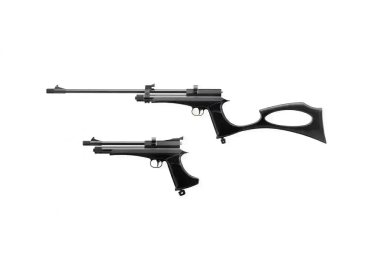 Kit Pistola y Carabina Snowpeak - Zasdar CP2 de CO2. Multi-tiro cal. 4,5 mm. Balines. 2