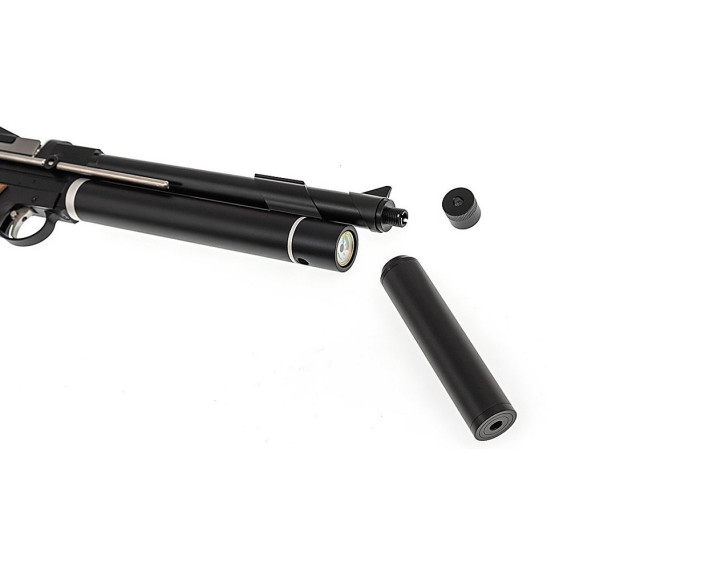Pistola PCP Snowpeak - Zasdar PP750L. Regulador integrado y supresor. Cal. 4,5 mm. Balines.